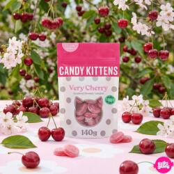 Candy Kittens Very Cherry - Savanykás cseresznyés gyümölcsgumicukor 140g