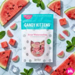 Candy Kittens Sour Watermelon - Savanyú görögdinnyés gumicukor 140g