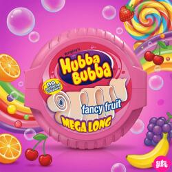 Mars Bubble Tape Mega Long Fancy Fruit - Extra hosszú gyümölcsízű rágógumi szalag 56 g