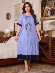 Shein Lila Nyomott Mintás Hálóing (1XL)