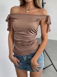 Shein Barna Fodros Felső (M)