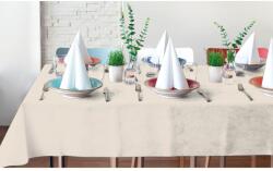 Pack Service Airspun víztaszító nemszőtt textil asztalterítő 160 x 260 cm krém