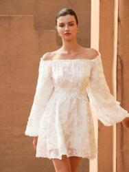 Shein Fehér Nyitott Vállú Ruha (xs)