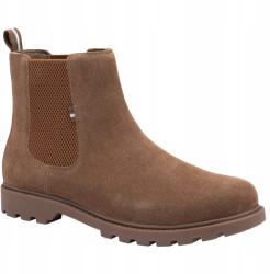 Ombre Elegáns férfi világosbarna velúr bot Ombre OM-FOBO-0173 V4 43 (157668)