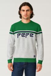 Pepe Jeans Logózott Pulóver Melange Mintával (M)