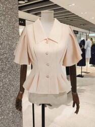 Shein Sárgabarackszínű Rövid Ujjú Ing (L)