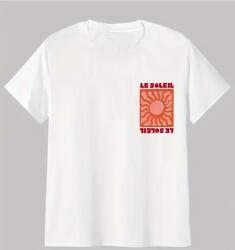 Shein Fehér Nyomott Mintás Póló (s) - allegro - 1 885 Ft