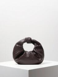 Shein Barna Texturált Kézitáska