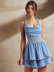 Shein Kék Open Back Overál (M)