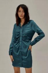 Nasty Gal Tengerészkék Szatén Ruha (34) (469642)