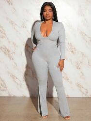 Shein Szürke Bordázott Overál (s)