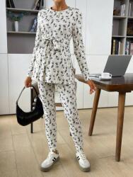 Shein Ekrü Kismama Szett Virágok (s)