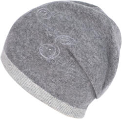 Szaleo Elegáns kusza női sapka gyapjúval kiegészítve, téli szürke (cz17437-1)