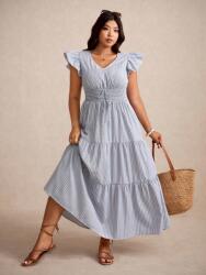 Shein Csíkos Ruha Rövid Ujjú (2XL)