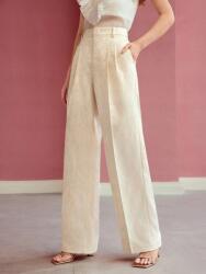  Motf Egyenes Szárú Nadrág Ekrü Mintás (xs)