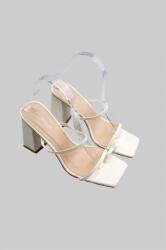 Nasty Gal Krémszínű Flip-flop Papucs (40) (470095)