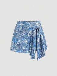 Shein Fehér Rövidnadrág Szoknya 2IN1 Mintás (L)