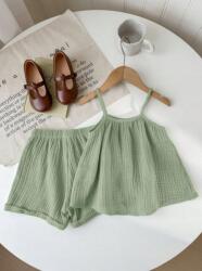 Shein Zsályás Rövidnadrág Felső Szett (4L)