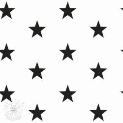  Pamutvászon Stars white/black