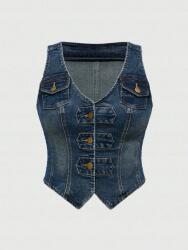 Romwe Kék Farmer Felső (3XL)