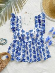 Shein Fehér Virágos Felső (M)