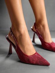 Shein Csipkés Magassarkú Nyitott Sarok (38) (600014)