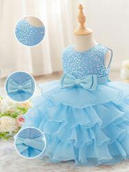 Shein Kék Bő Szabású Ruha (2-3L)