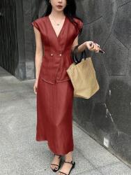 Dazy Réz Szoknya Blúz Szett (M)