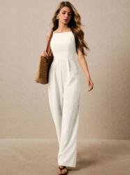 Shein Fehér Cipzáras Overál (M)