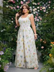 Shein Ekrü Mintás Overál (0XL)