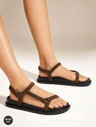 Shein Barna Platform Szandál (39, 5) (603252)