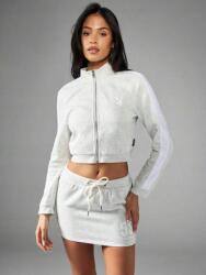 Missguided Szürke Rövid Cipzáras Pulóver (s)