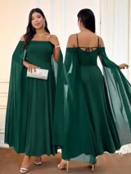 Shein Zöld Nyitott Vállú Ruha (3XL)