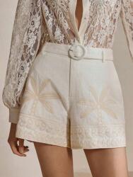  Anewsta Fehér Rövidnadrág Hímzett Csíkos (L)