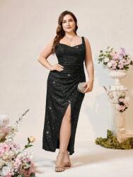 Shein Fekete Flitteres Ruha (4XL) - allegro - 6 535 Ft