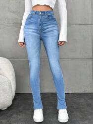 Shein Kék Farmer Cső Kivágás (34)