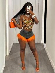 Shein Farmer Szőrme Rövidnadrág (27)