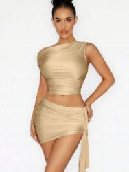 Shein Bézs Szoknya Felső Szett (s)
