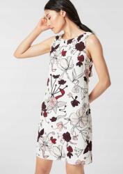 s.Oliver Fehér, Egyenes Szabású Ruha Virágmintával (40) (386283)