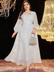 Shein Fehér Mintás Ruha (0XL)