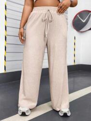 Shein Bézs Texturált Nadrág (2XL)