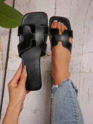Shein Fekete Klasszikus Flip-flop Papucs (40, 5) (602285)