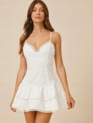 Shein Fehér Nyitott Ruha Ruha (xs)