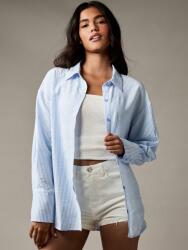 Missguided Laza Hosszú Ujjú Ing Csíkos (L)