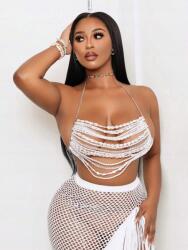 Shein Gyöngyös Láncos Felső (M)