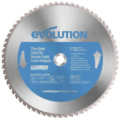 Evolution Disc pentru fierastrau circular, taiere otel moale Evolution T355TCT-90CS-1205, O355 x 25.4 mm, 90 dinti (EVOT355TCT-90CS-1205)