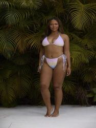 Shein Színes Ombre Fürdőnadrág (2XL)