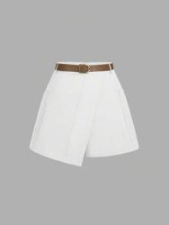 Shein Krémszínű Csíkos Rövidnadrág (2XL)