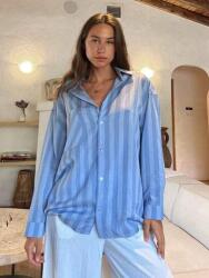  Caliente Kék Csíkos Ing (M)