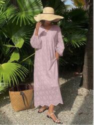 Dazy Rózsaszín Ruha Hímzéssel (s)